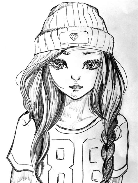 dessin de fille